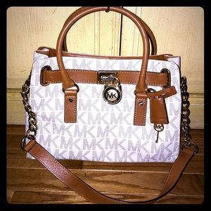 MK Hamilton Satchel •• Vanilla Signature